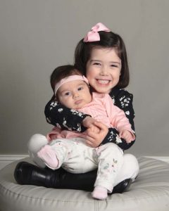 Kerianne Clark Silver SGS ’08 and Samuel Silver SCA ’08 are proud to announce the birth of Evelyn Claire on October 24, 2016. Evelyn is pictured with big sister Charlotte.