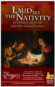 Sage Singers Laud to the Nativity 2014