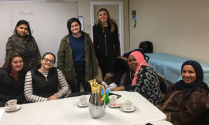 Professor Eileen Lindemann's Humanities 201 class