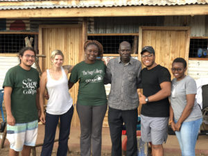 Dr. Emilly Obuya's with students in Kenya