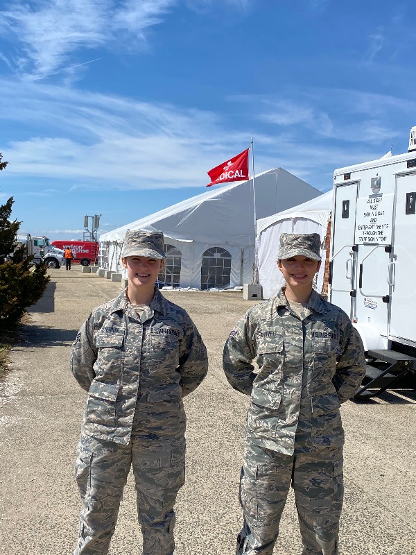 Staff Sergeant Sarah Silvernail and her colleague SrA Blauvelt
