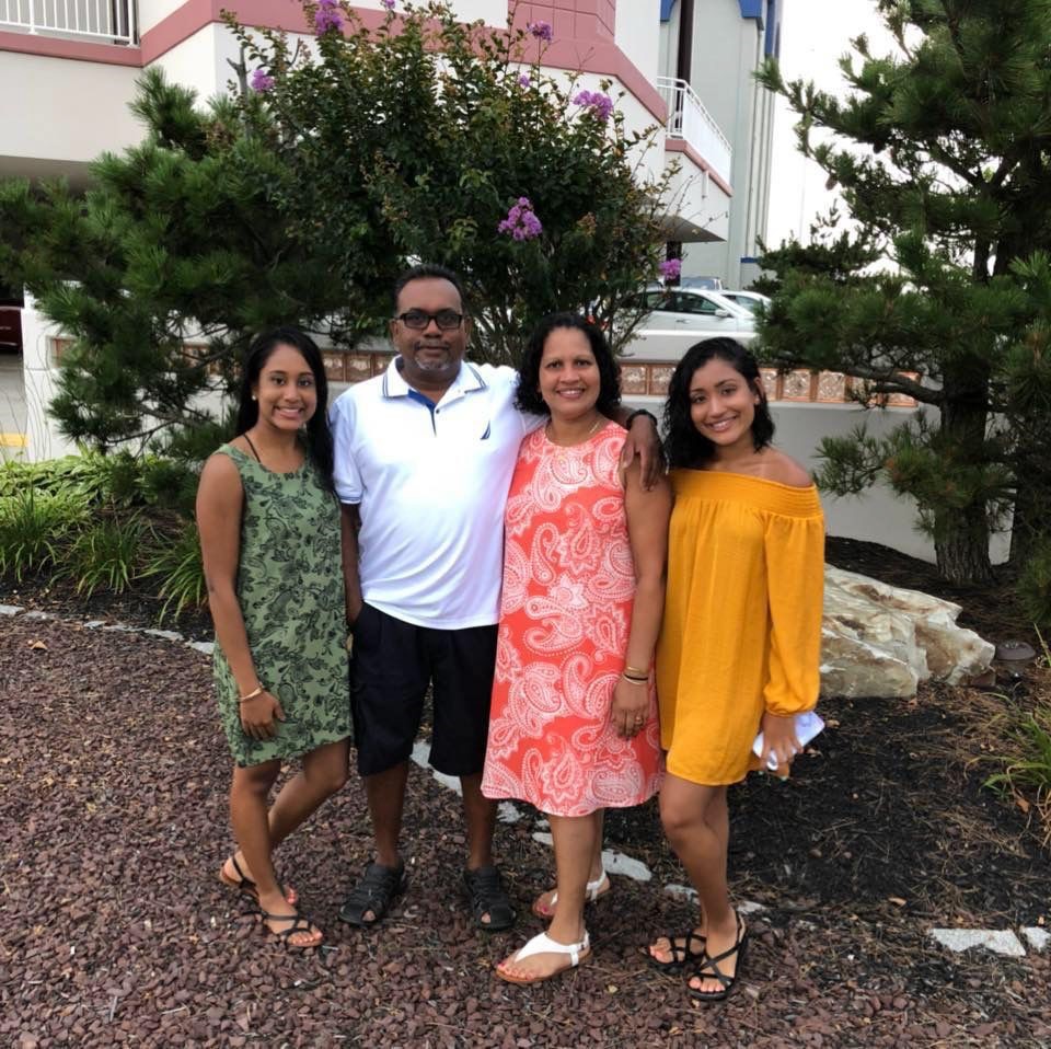 Prya Sookhlall's family