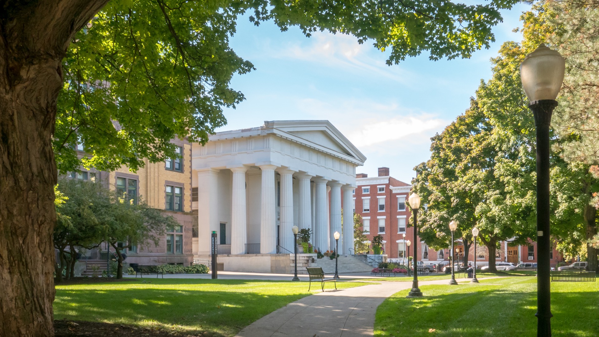 Bush Memorial Hall on the Troy campus