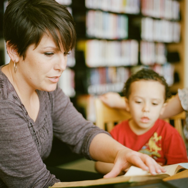 teacher and student