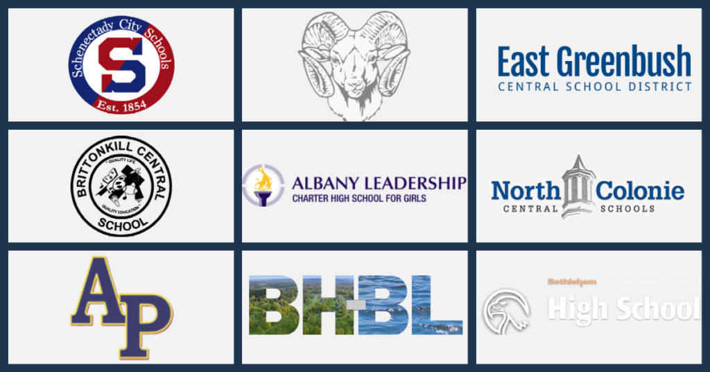 logos of participating schools