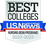U.S. News and World Report Best Nursing Programs Badge