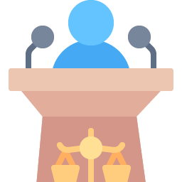 Criminal Justice Speaker Icon