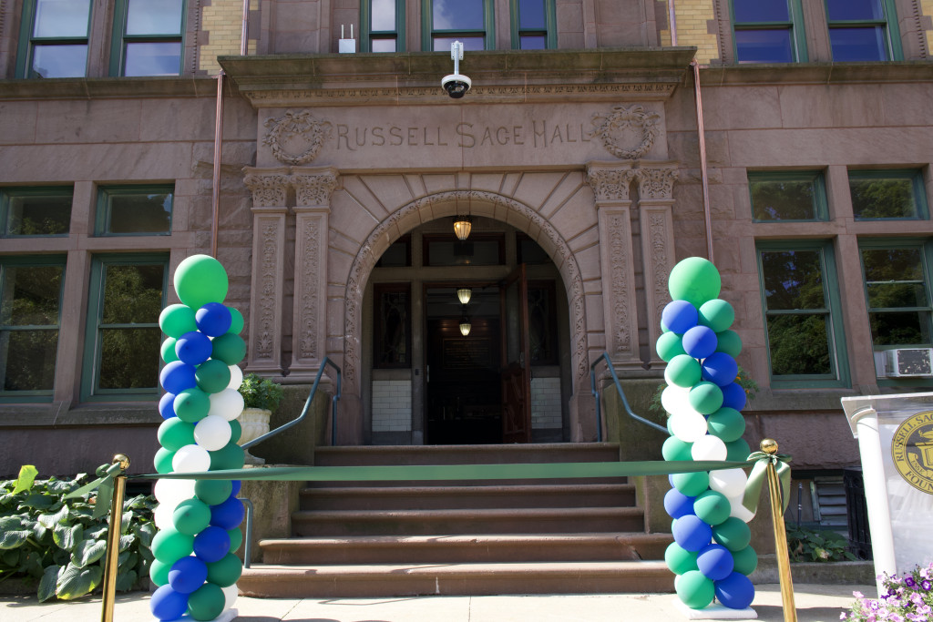 Entrance of Sage Hall