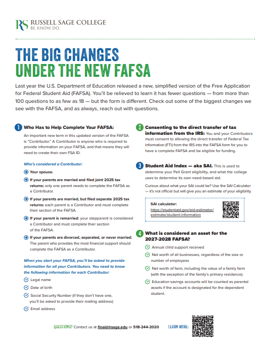 The Big Changes Under the New FAFSA Cover
